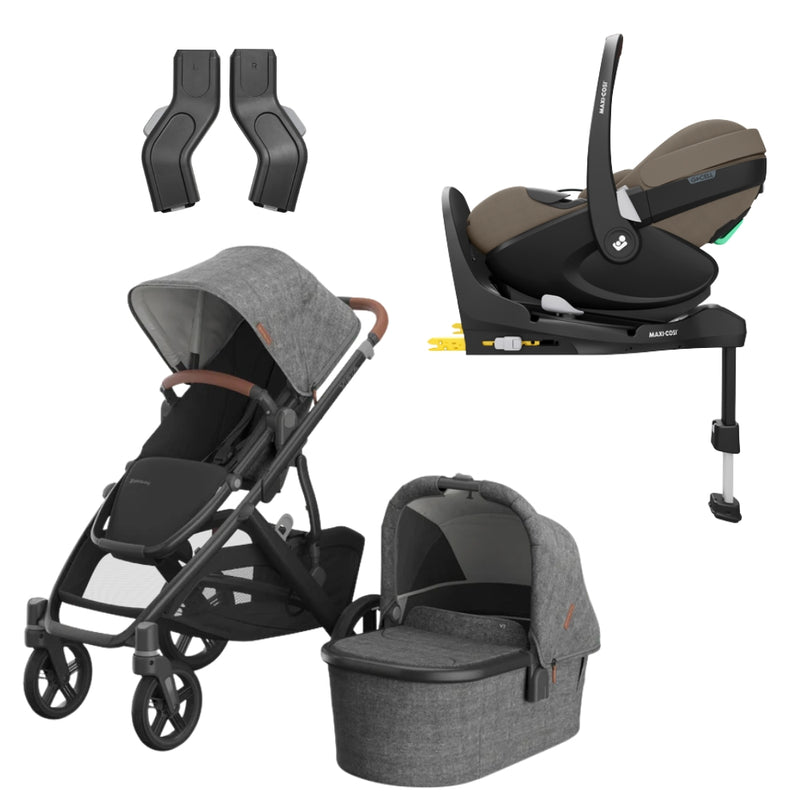 UPPAbaby Vista V3 Bundle w/Maxi Cosi Pebble 360 Pro² Car Seat & Base