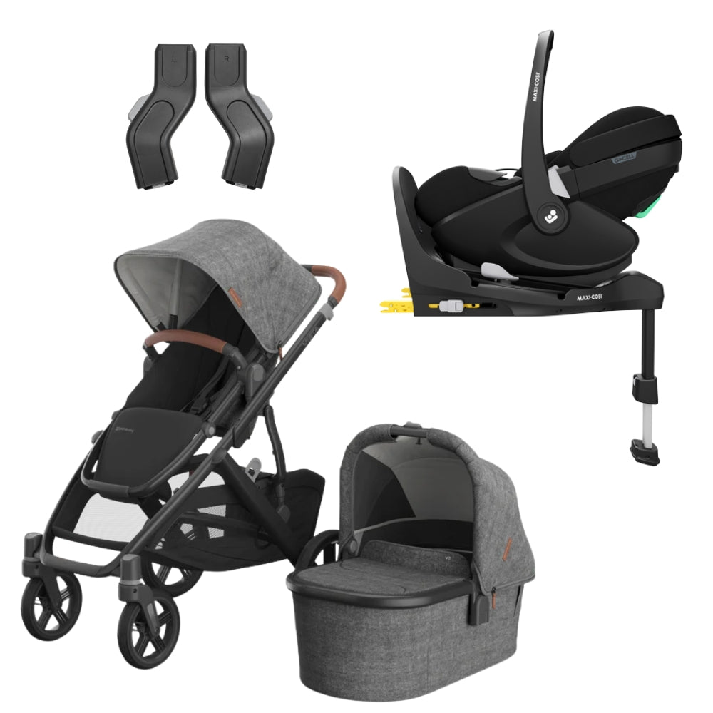 UPPAbaby Vista V3 Bundle w/Maxi Cosi Pebble 360 Pro² Car Seat & Base