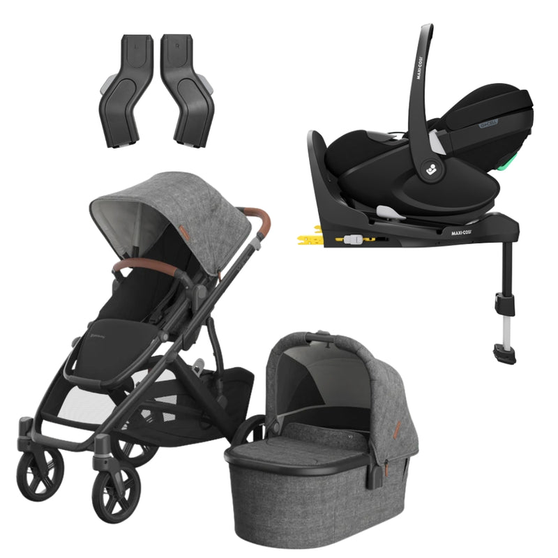 UPPAbaby Vista V3 Bundle w/Maxi Cosi Pebble 360 Pro² Car Seat & Base