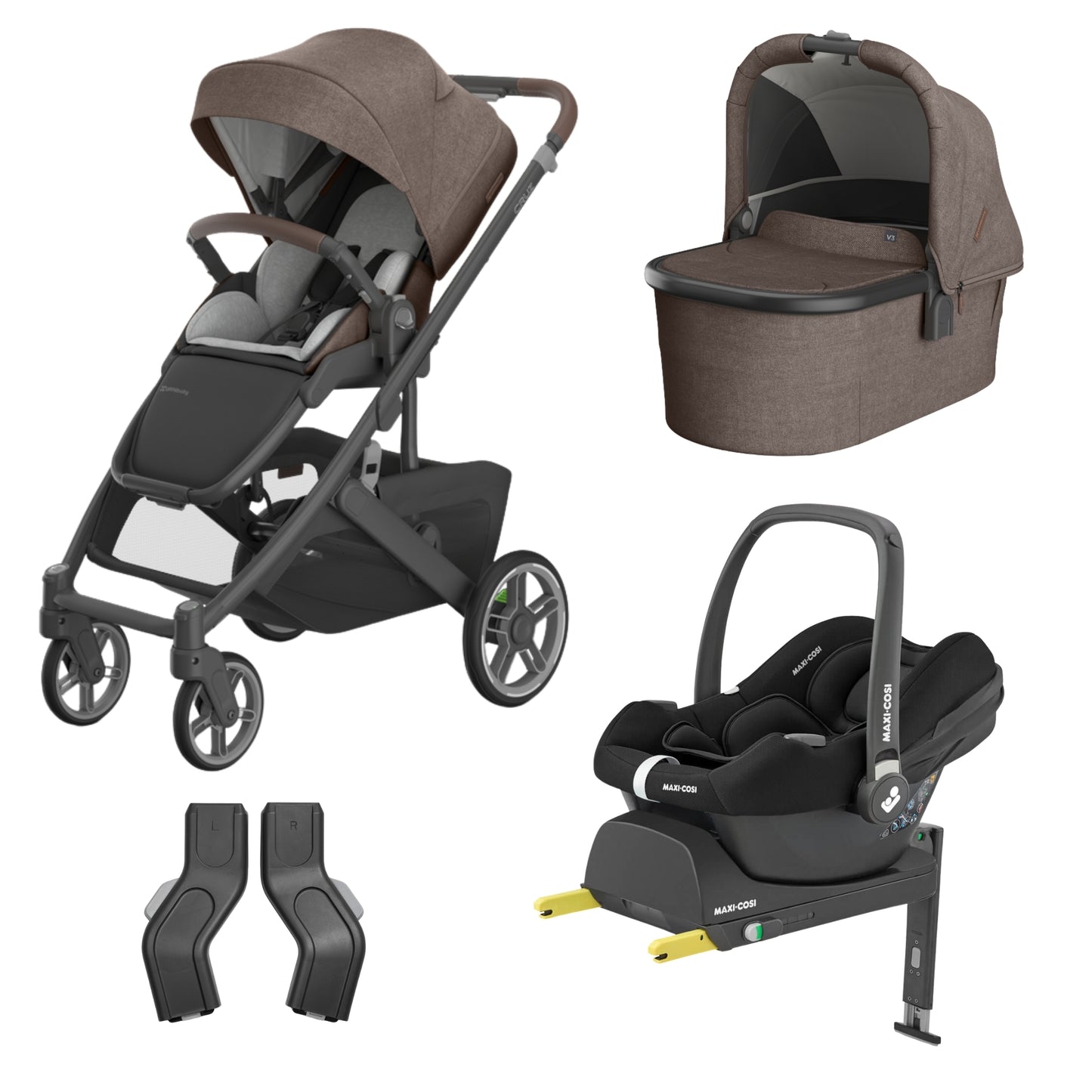 UPPAbaby Cruz V3 - with Maxi Cosi Cabriofix