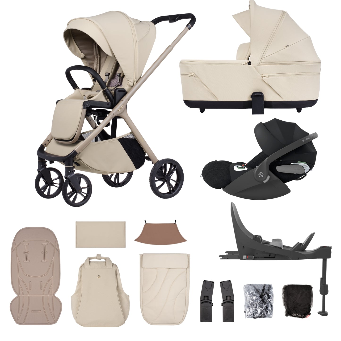Venicci Tila Bundle - with Cybex Cloud T