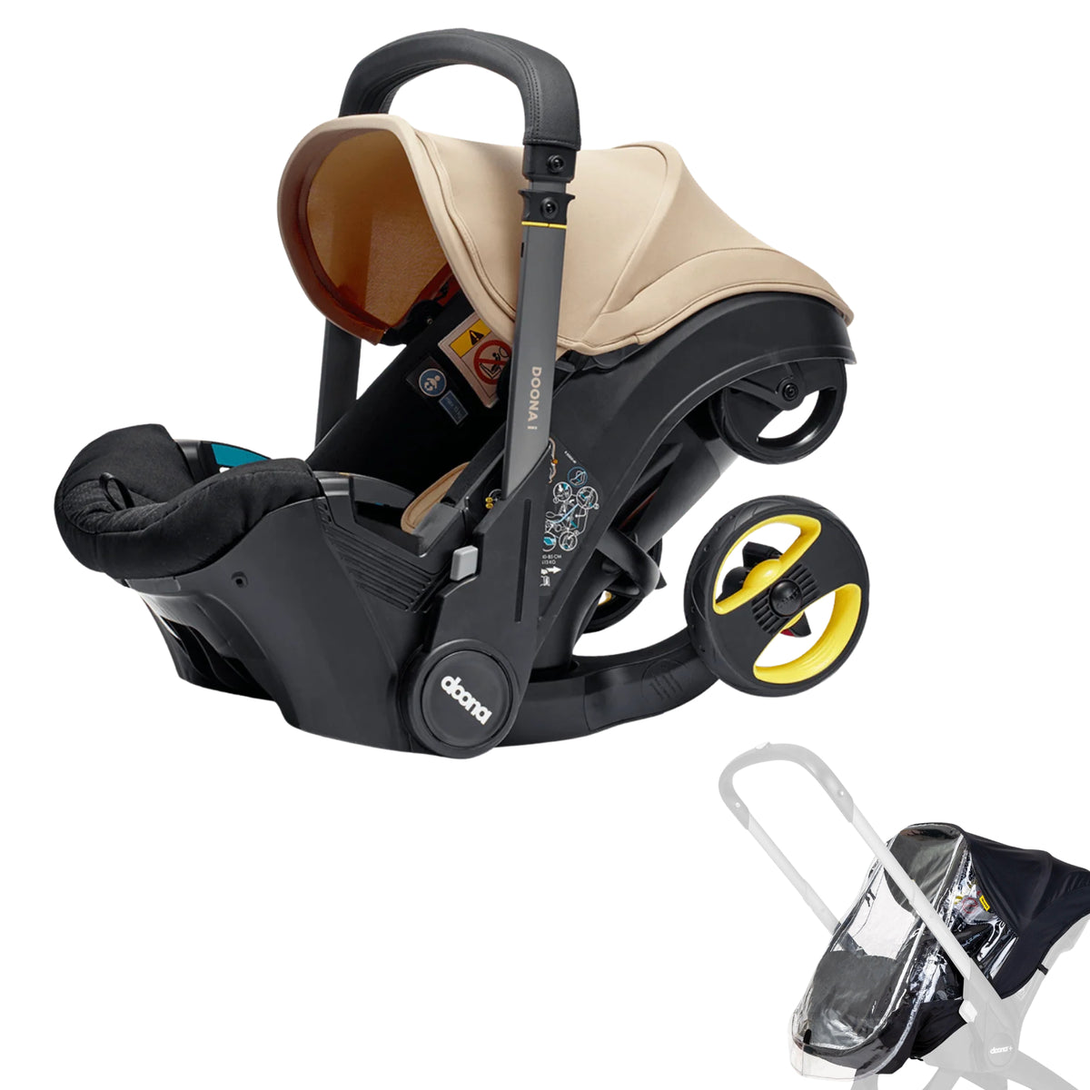 Doona i Car Seat & Stroller + FREE Raincover