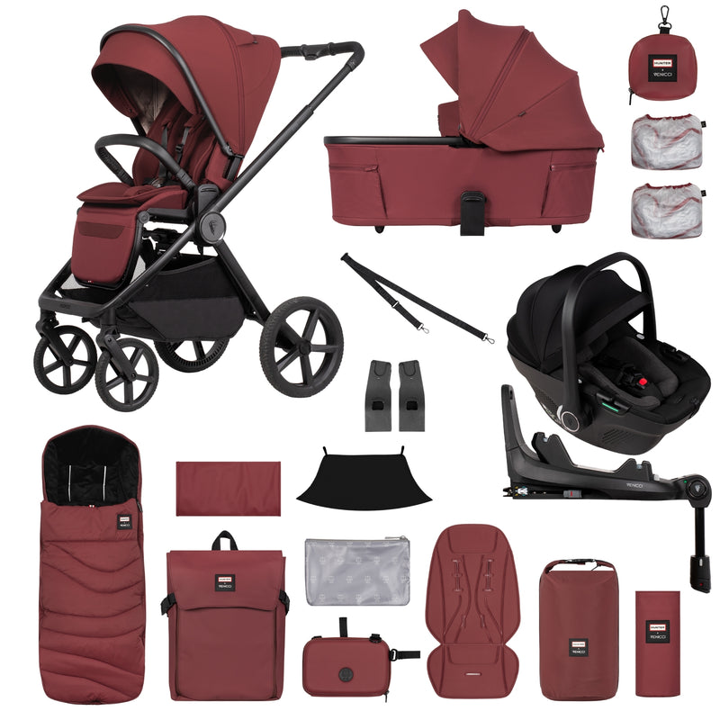 Venicci x Hunter Upline 3 4-in-1 Bundle, Red