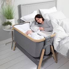 Tutti Bambini CoZee Crib, Oak / Charcoal