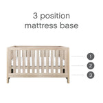 Tutti Bambini Modena Cotbed & Mattress, Oak