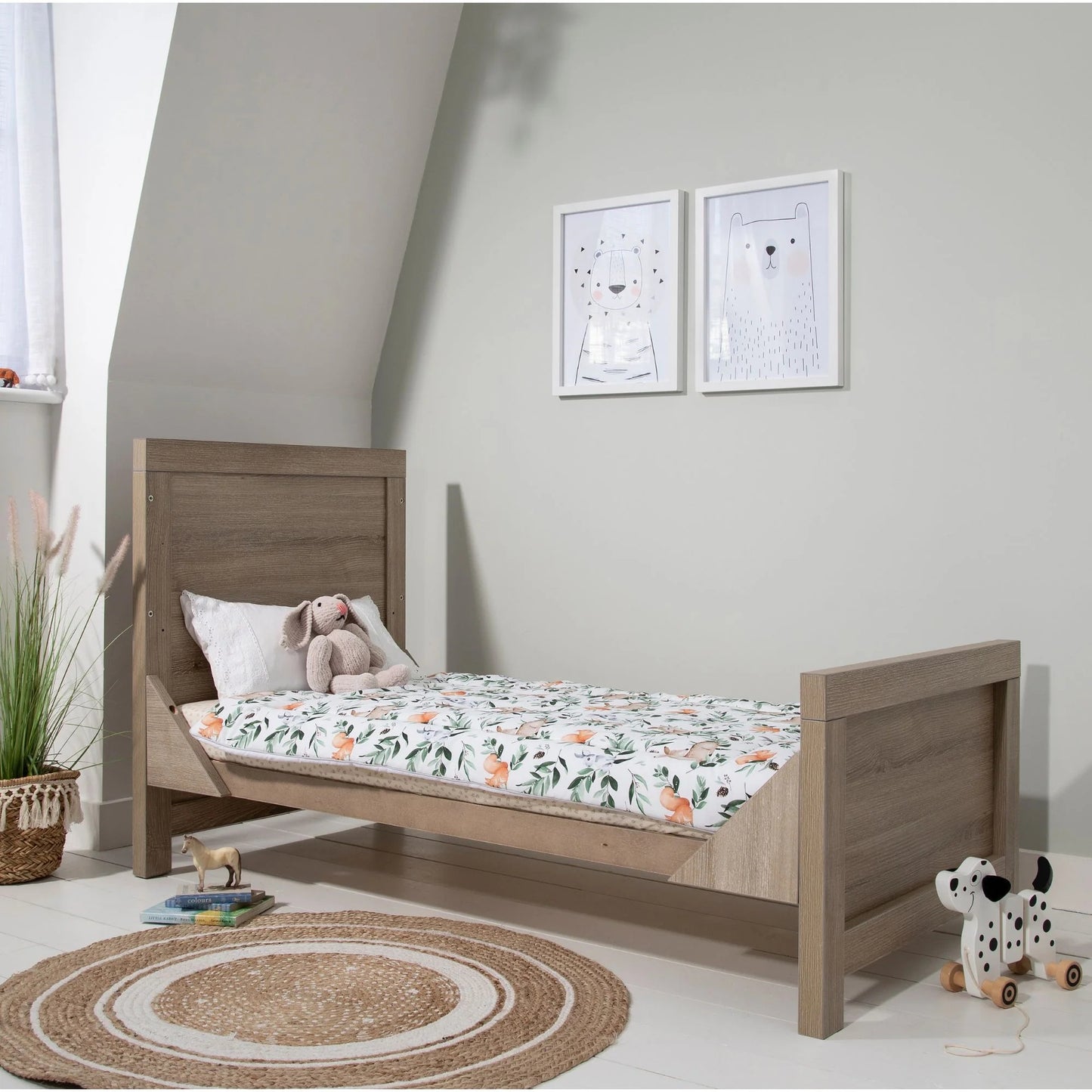Tutti Bambini Modena Cotbed & Mattress, Oak