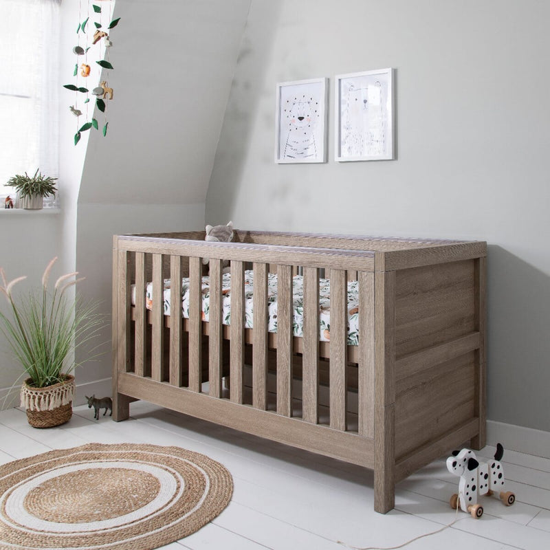 Tutti Bambini Modena Cotbed & Mattress, Oak