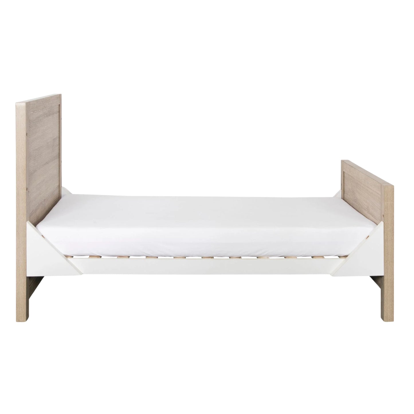 Tutti Bambini Modena Cotbed & Mattress, White/Oak
