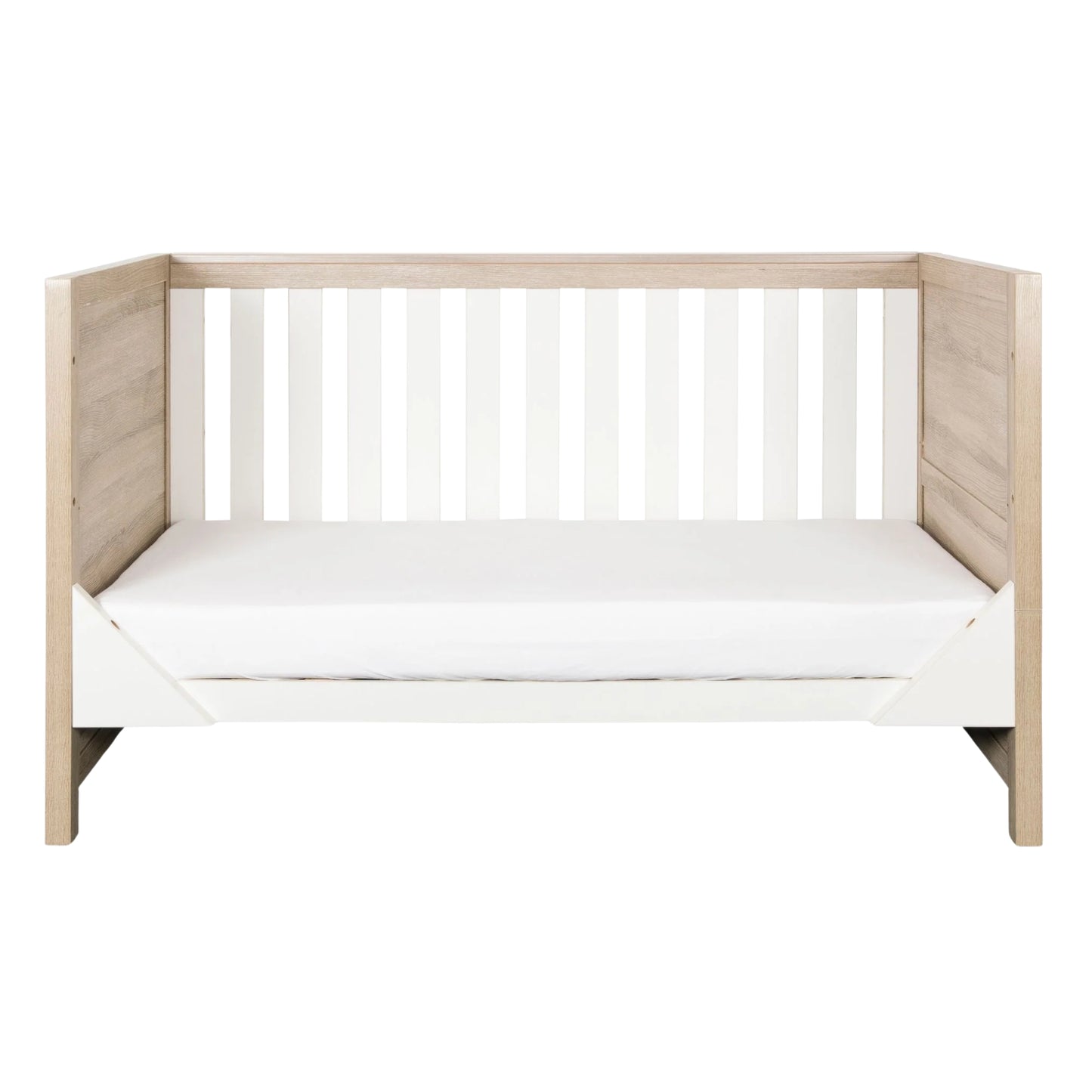 Tutti Bambini Modena Cotbed & Mattress, White/Oak