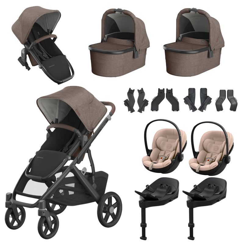 UPPAbaby Vista V3 Twin - with Cybex Cloud S