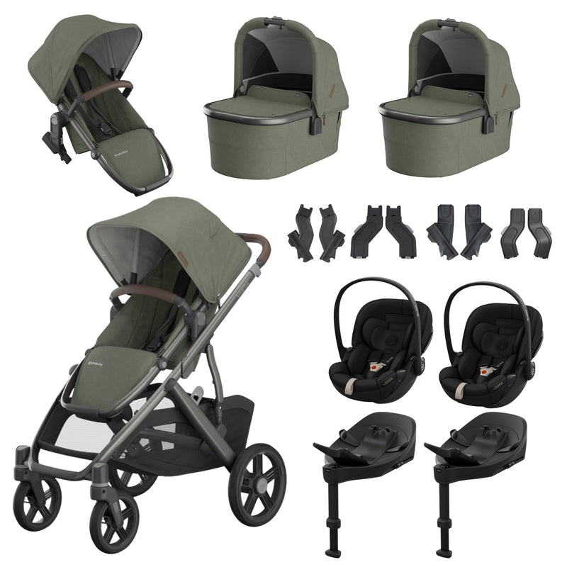 UPPAbaby Vista V3 Twin - with Cybex Cloud S