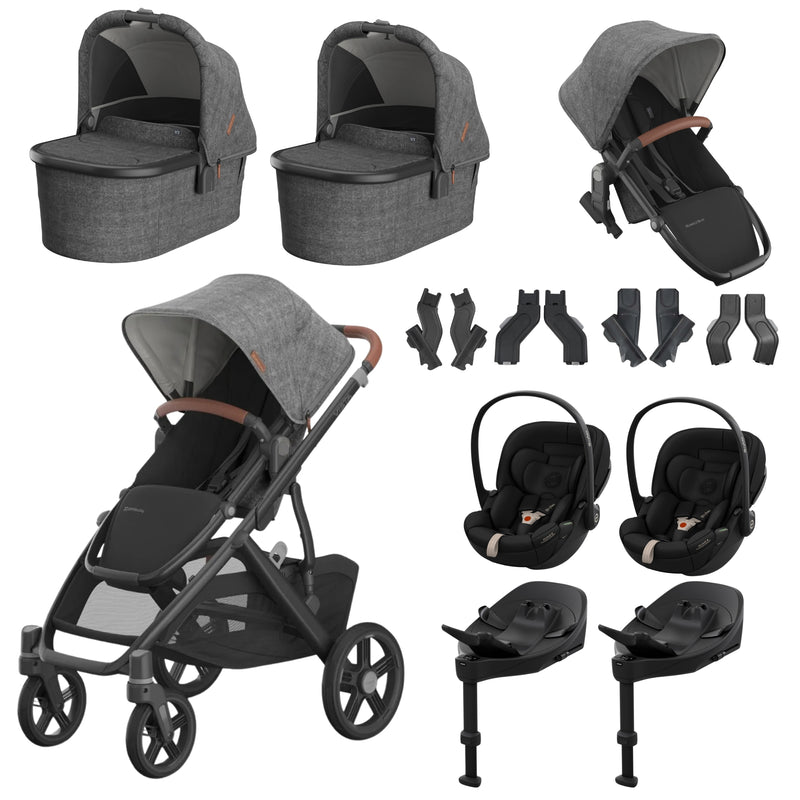 UPPAbaby Vista V3 Twin - with Cybex Cloud S
