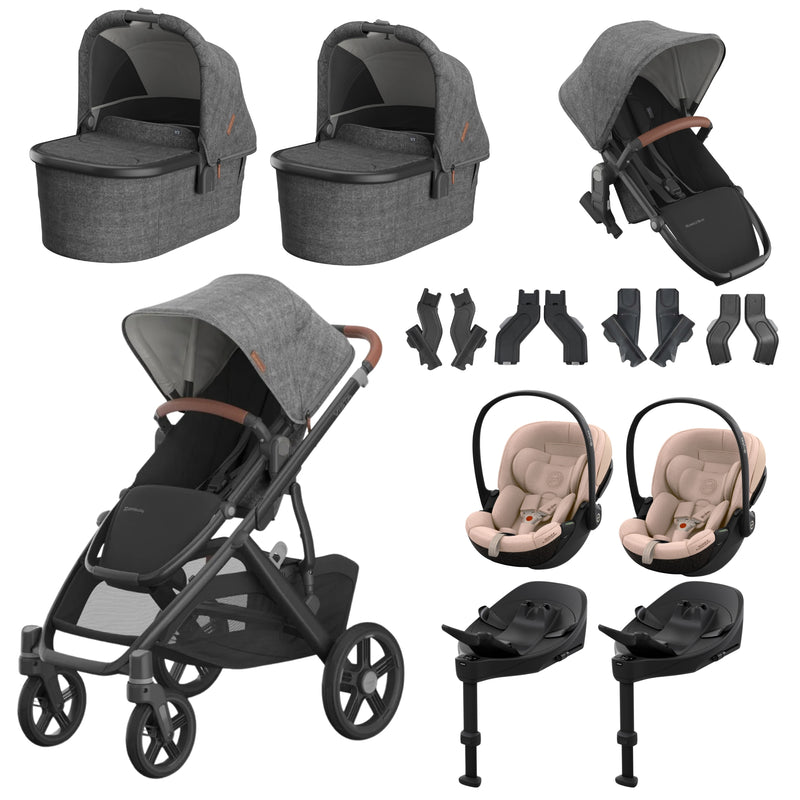 UPPAbaby Vista V3 Twin - with Cybex Cloud S