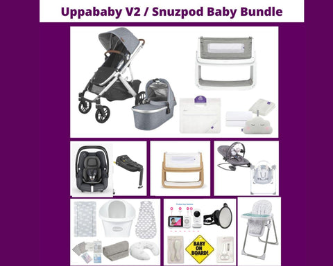 UPPAbaby V2 Pram Package / Snuzpod4 & Baby Essentials Bundle