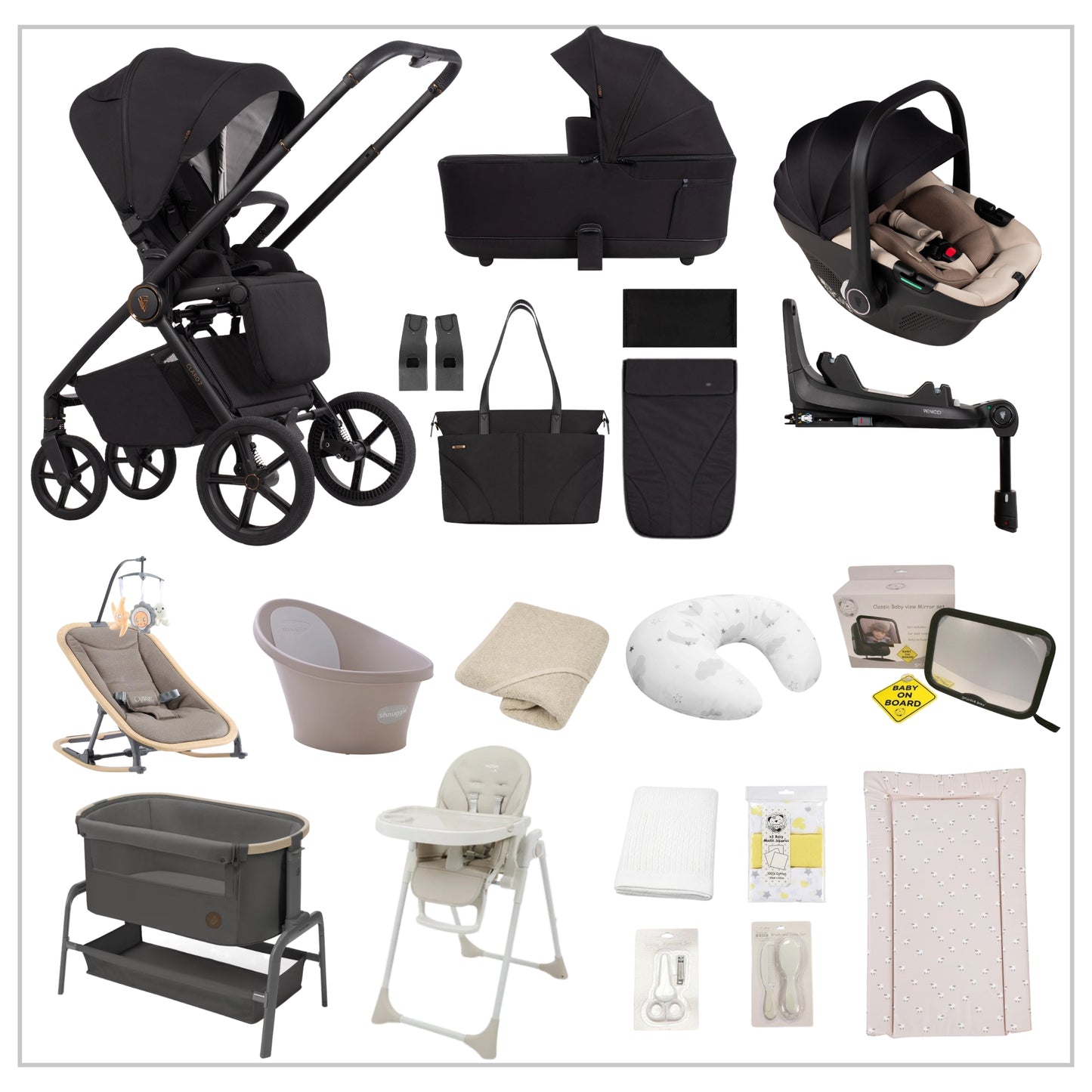 Venicci Claro 2 - Deluxe Baby Bundle