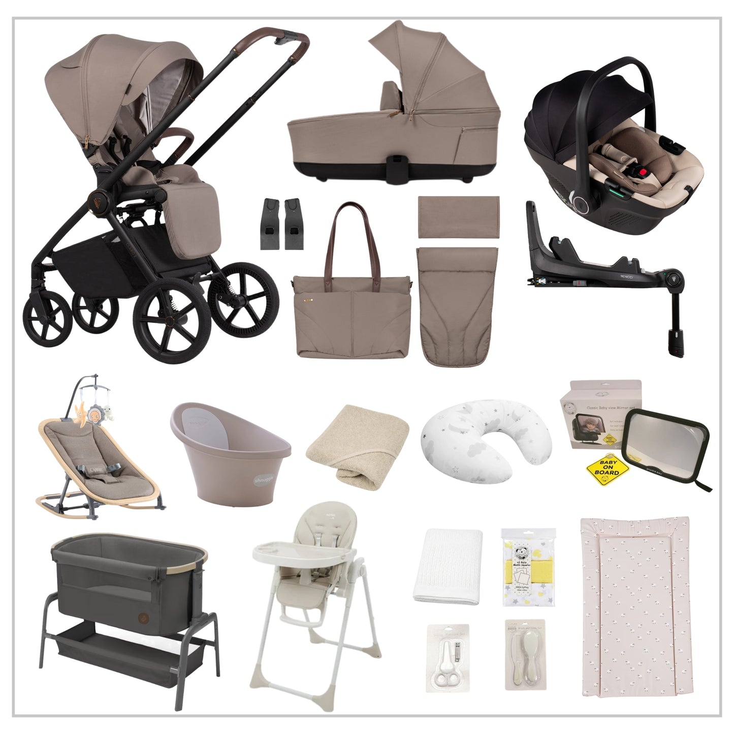 Venicci Claro 2 - Deluxe Baby Bundle