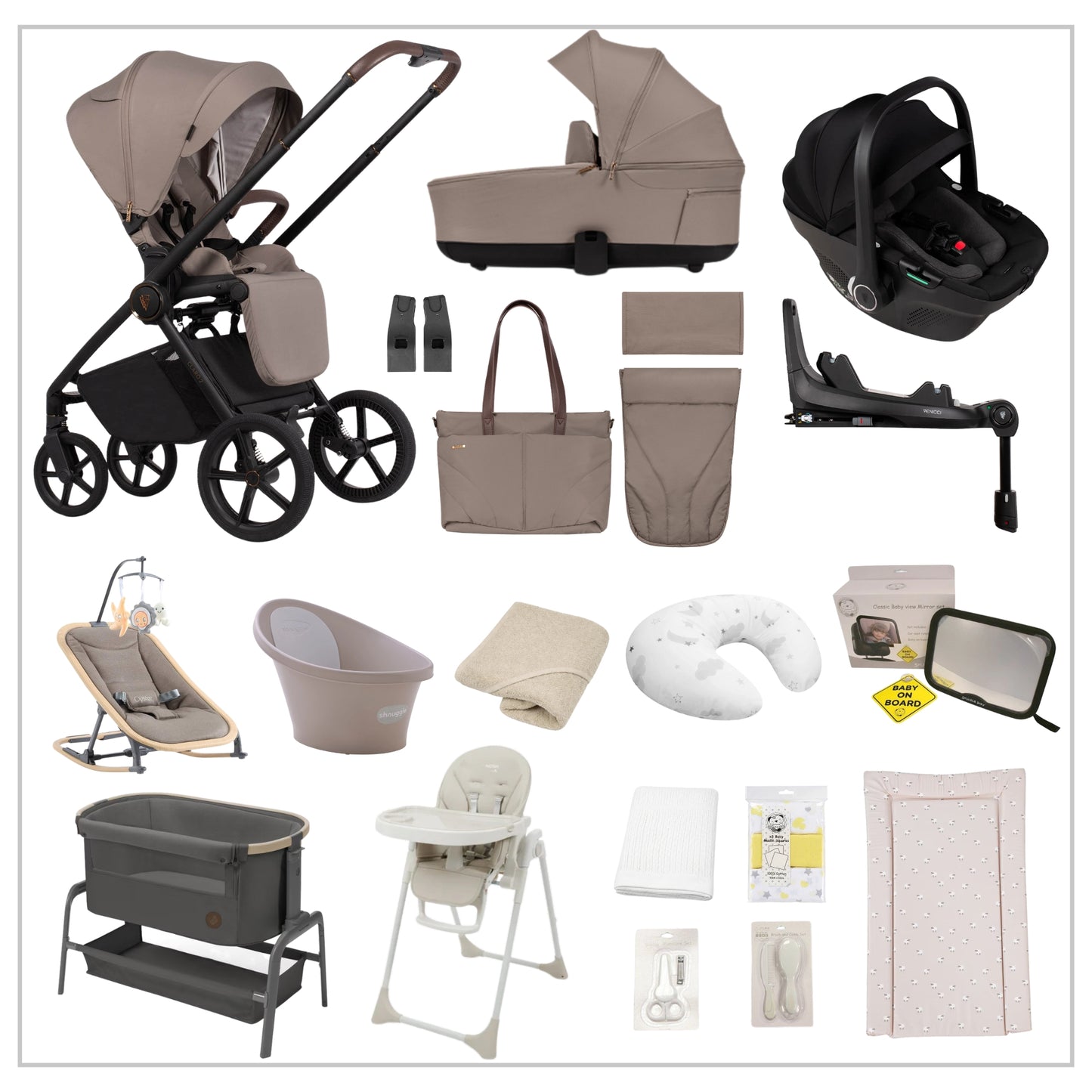 Venicci Claro 2 - Deluxe Baby Bundle