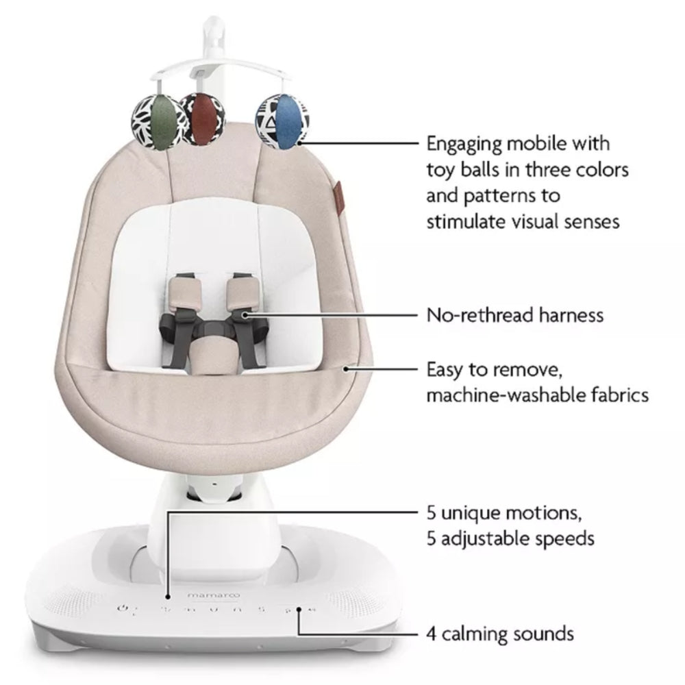 UPPAbaby Mamaroo Smart Swing, Charlie