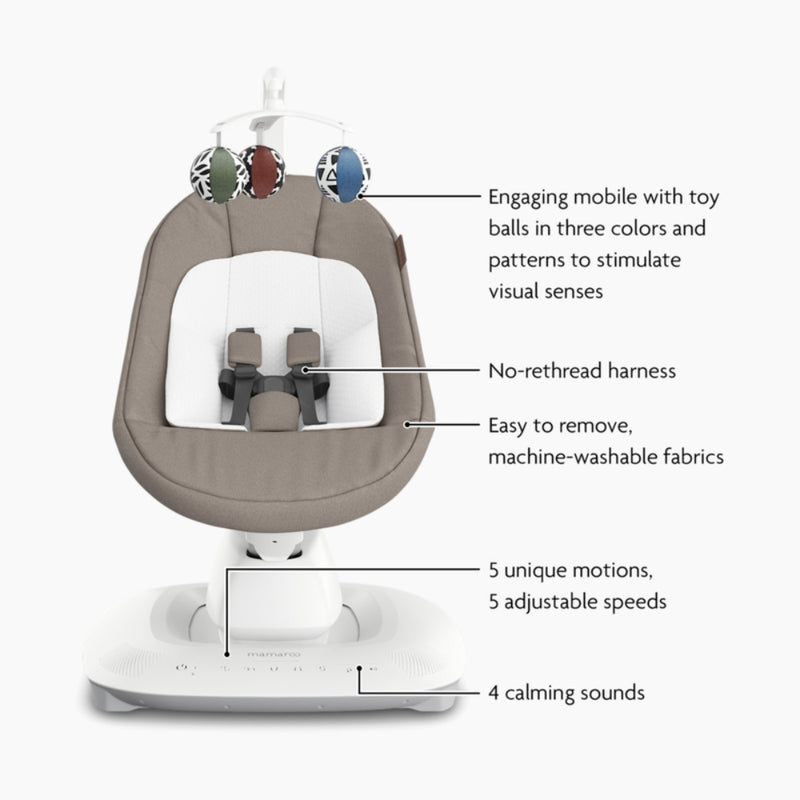 UPPAbaby Mamaroo Smart Swing, Wells