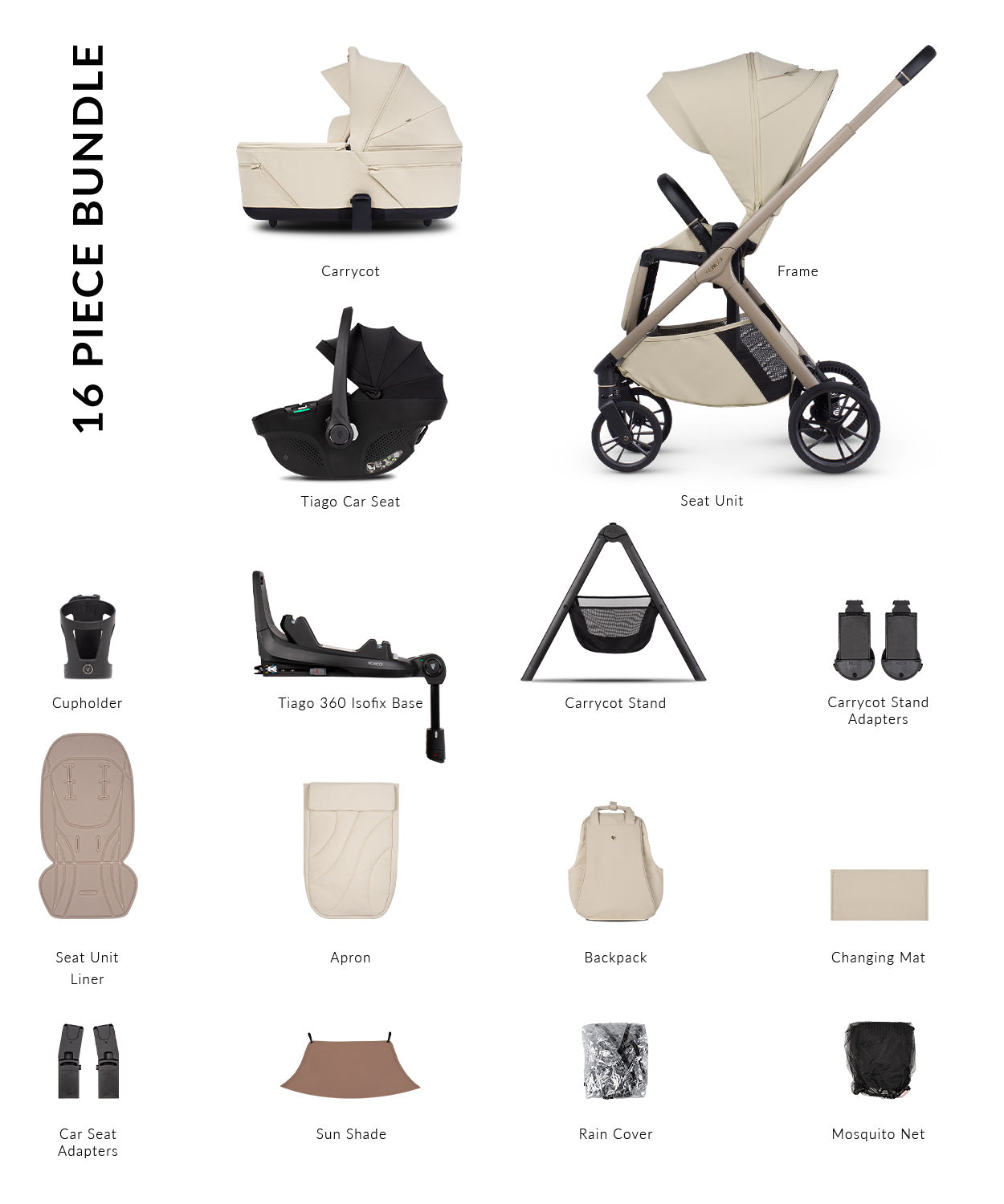 Venicci Tila 4-in-1 Plus Ultimate Bundle