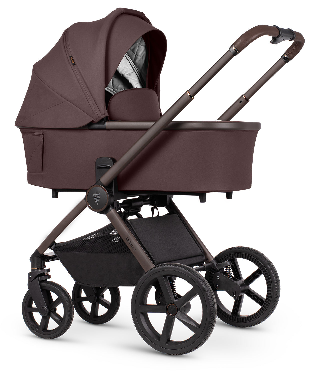 Venicci Upline 2 SE Burgundy 3-in-1 Plus Bundle - Tiago Car Seat
