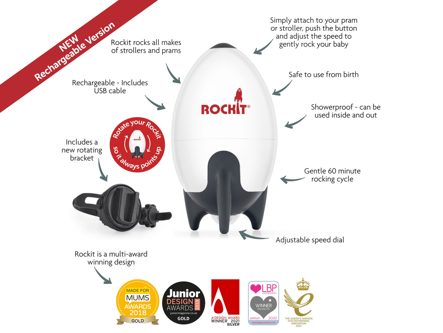 Rechargeable Rockit Rocker
