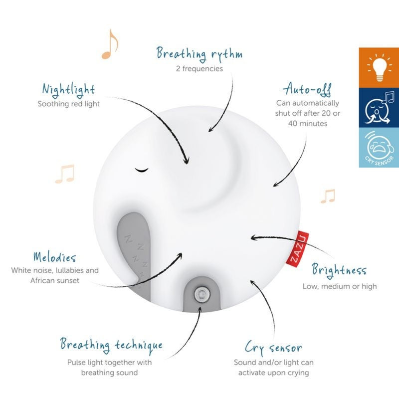 Zazu Emmy The Elephant, Breathing Nightlight