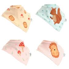 Ziggle 4Pack Bandana Bibs Woodland