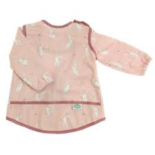 Ziggle Coverall Feeding Bib Bunnies