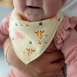 Ziggle Bandana Dribble Bib, Pigs & Goats