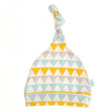 Ziggle Knotted Hat, Geo Triangles