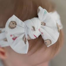 Ziggle Hedgehog Top Bow Turban
