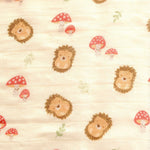Ziggle 4pc Bandana Dribble Bibs, Woodland Hedgehog