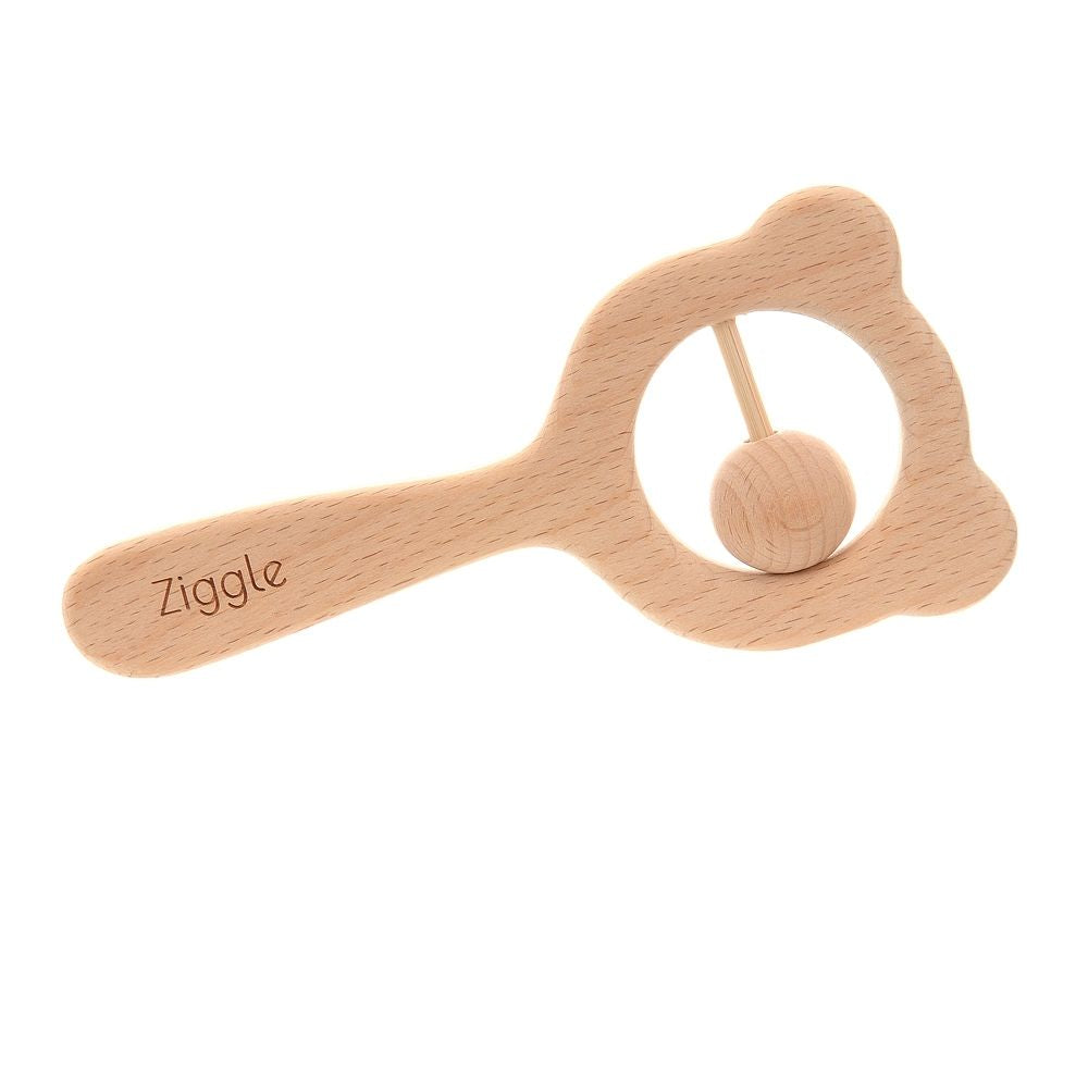Ziggle Wooden Rattle -Kings Baby Shop NI