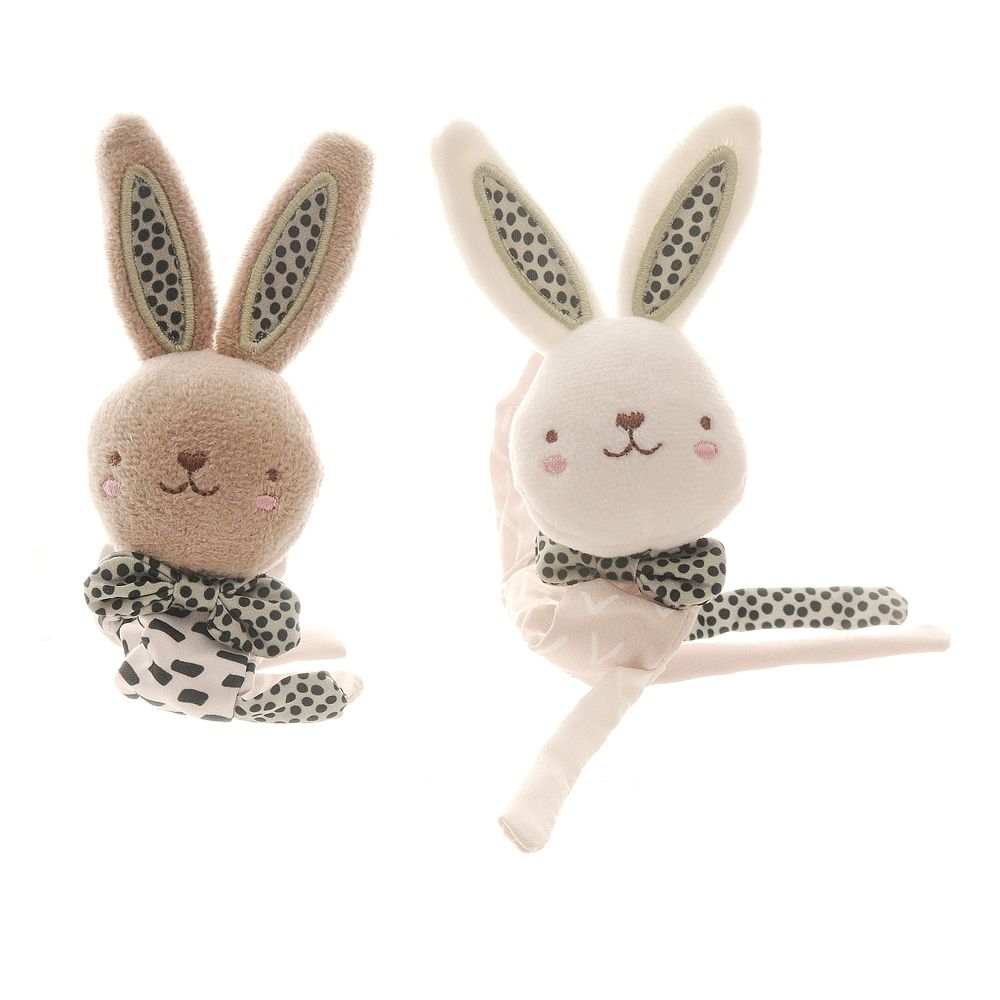 Ziggle Baby Wrist Rattles - Bunny Design - Kings Baby Shop NI