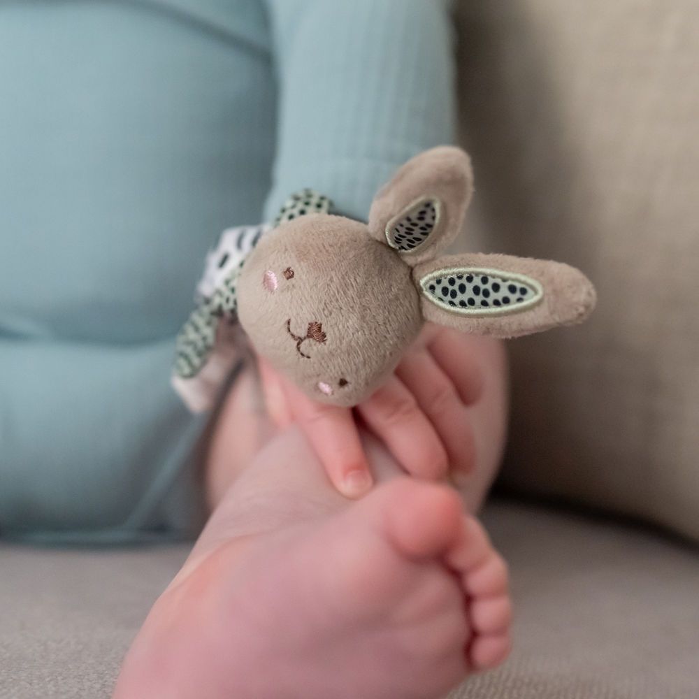 Ziggle Baby Wrist Rattles - Bunny Design - Kings Baby Shop NI