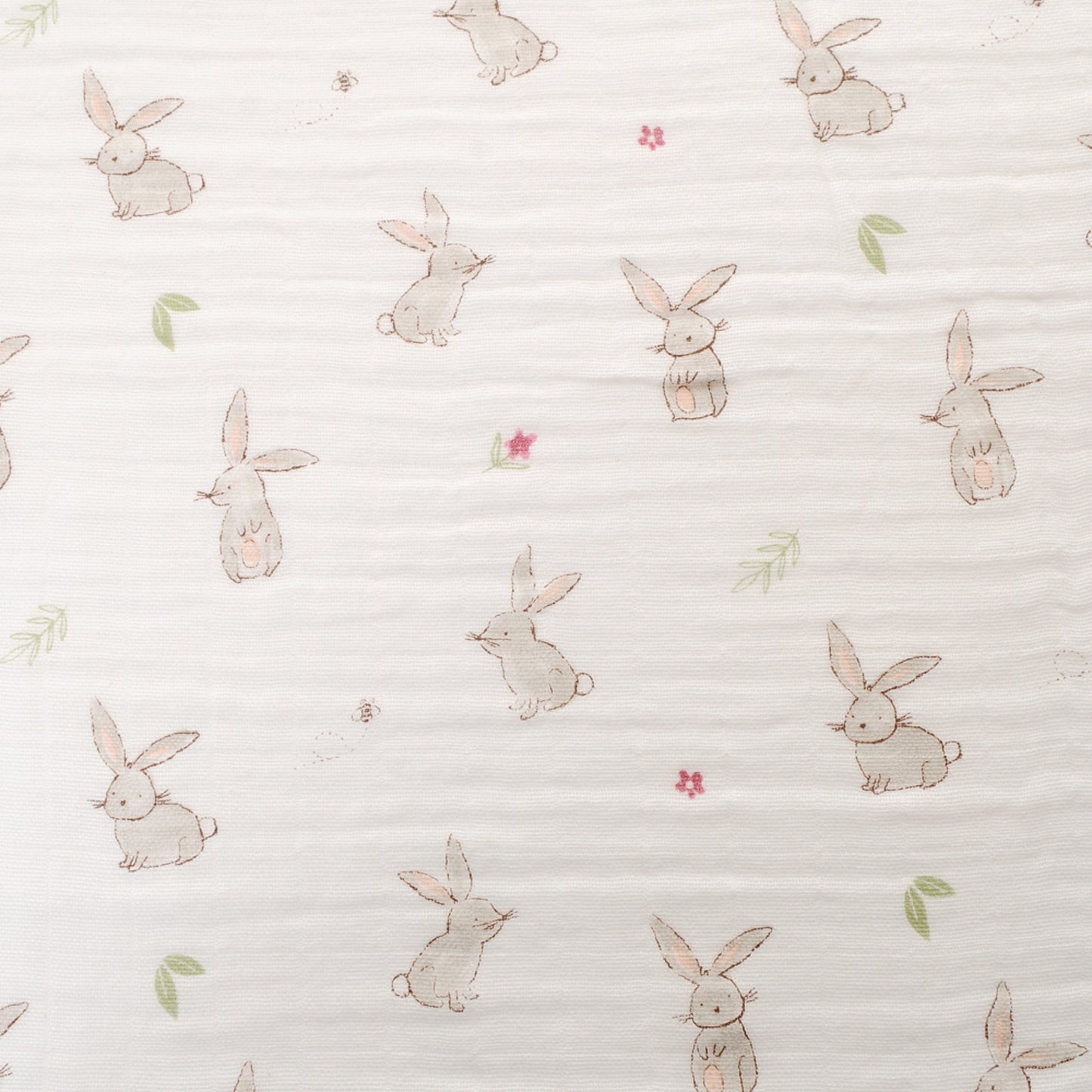Ziggle 4pc Muslin Washcloths, Bunnies