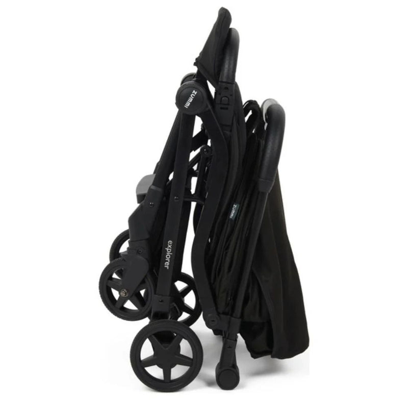 Zummi Explorer Compact Stroller Folded - Kings Baby Shop NI