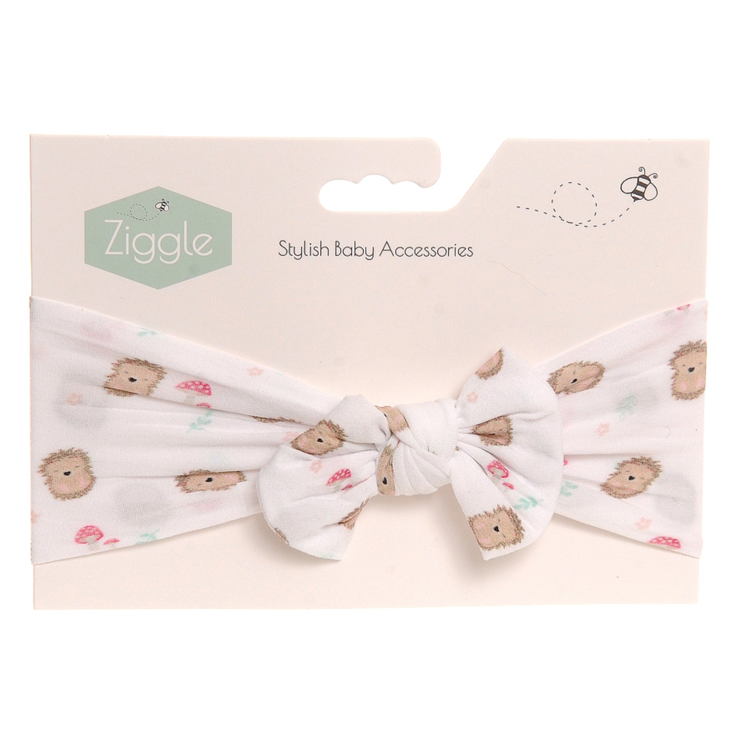 Ziggle Hedgehog Top Bow Turban