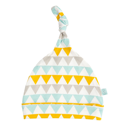 Ziggle Knotted Hat, Geo Triangles