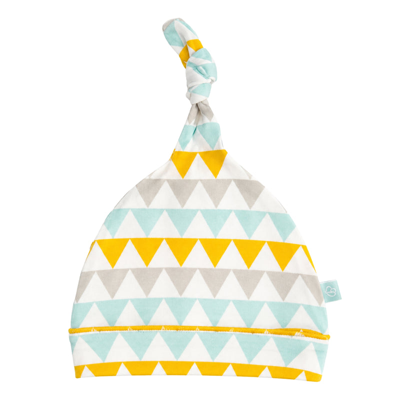 Ziggle Knotted Hat, Geo Triangles