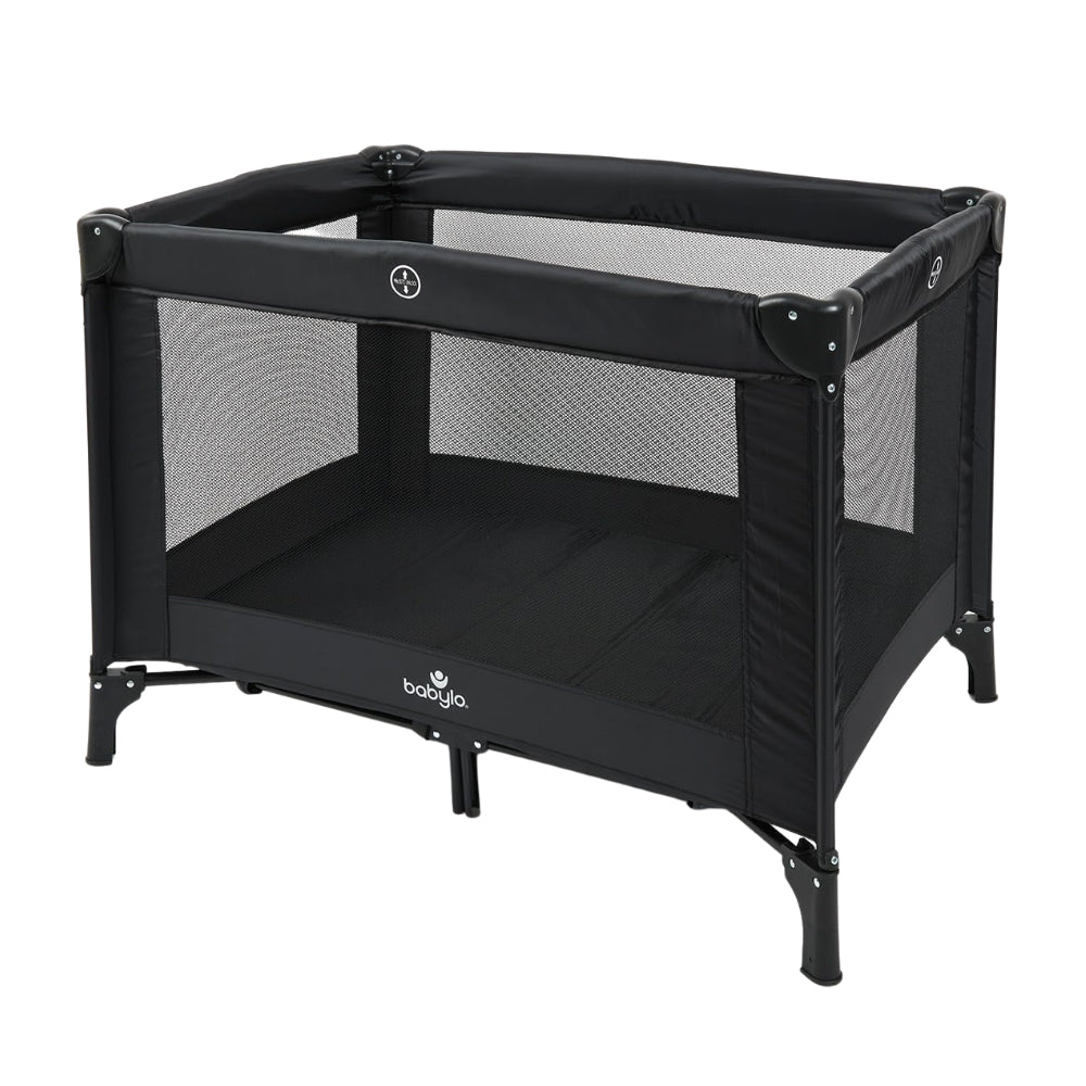 Babylo Alpha Travel Cot, Black