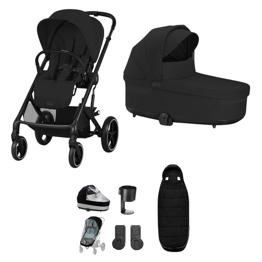 Cybex Balios 8pc Bundle, Moon Black