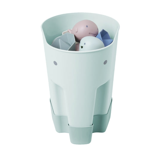 Shnuggle Ellie Bath Toy Storage Bin, Eucalyptus