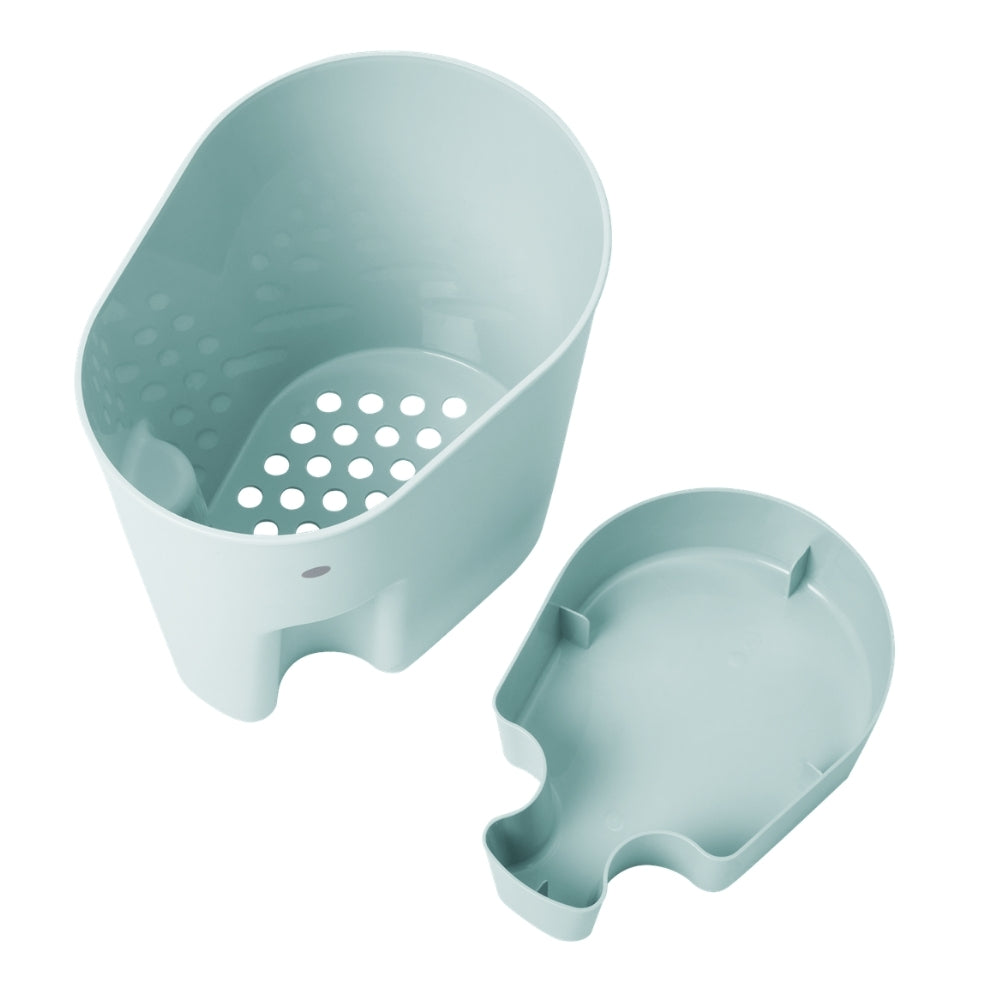 Shnuggle Ellie Bath Toy Storage Bin, Eucalyptus