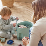 Shnuggle Ellie Bath Toy Storage Bin, Eucalyptus