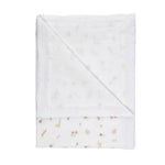 CuddleCo Muslin Comforter Blanket, Cashmere Meadow