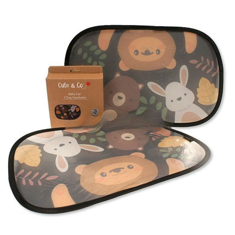 Cute & Co Car Cling Sunshades, Animals