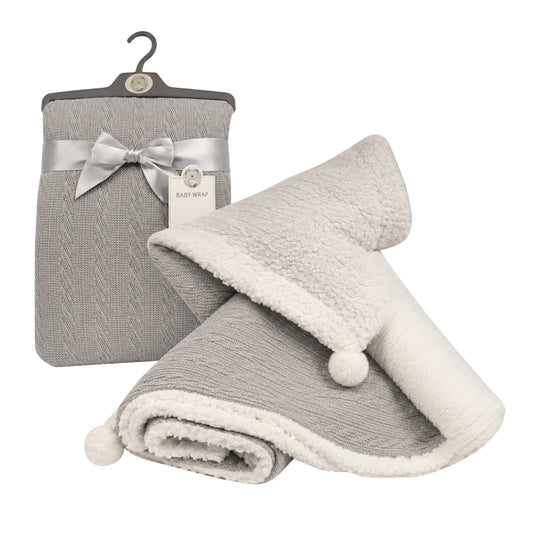 Snuggle Baby Blanket With Pom Pom