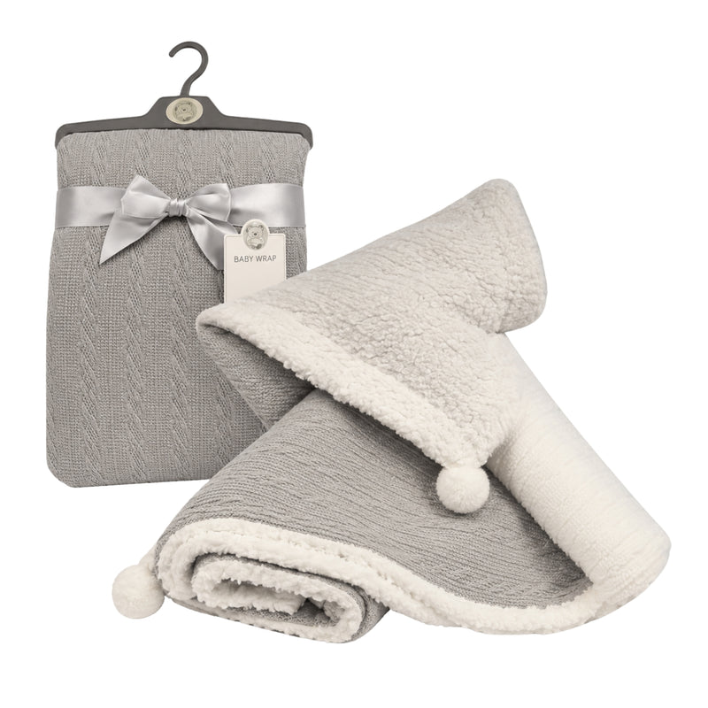 Snuggle Baby Blanket With Pom Pom